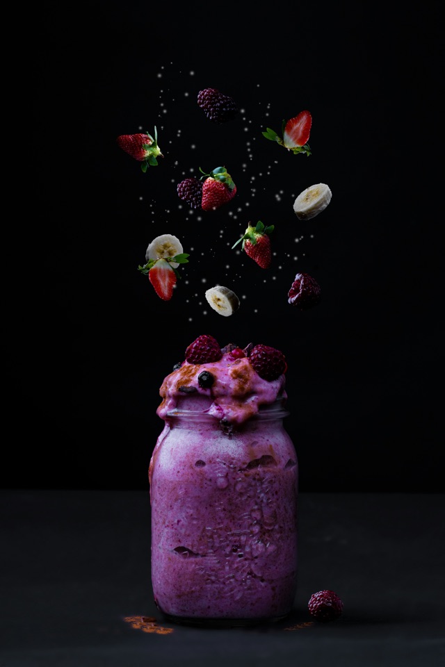Illustrative smoothie photo for Dunkin'.