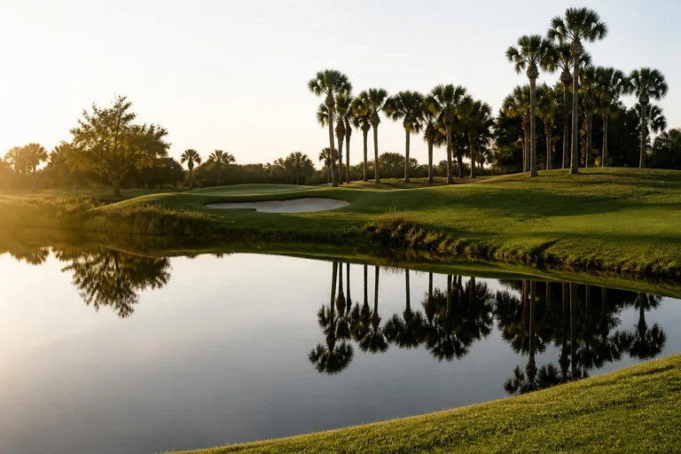 Golf course near Naples (representative image)