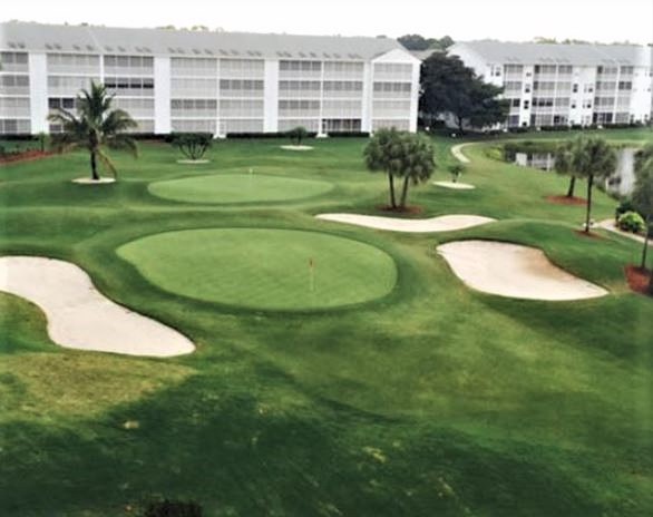 Golfview Golf & Racquet Club Green, Fort Myers, Florida