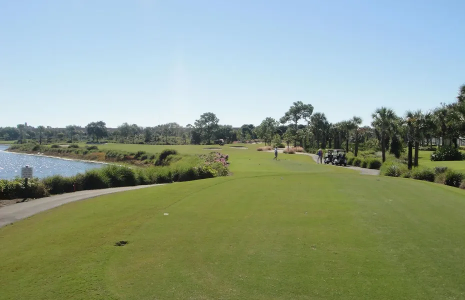 Highland Woods Golf & Country Club Tee Box View, Bonita Springs, Florida
