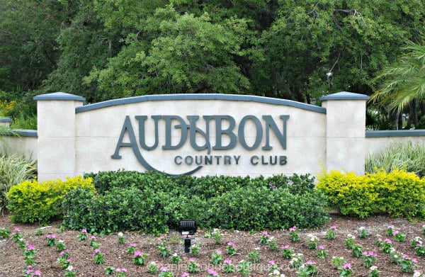 Audubon Country Club Entrance Sign, Naples, Florida