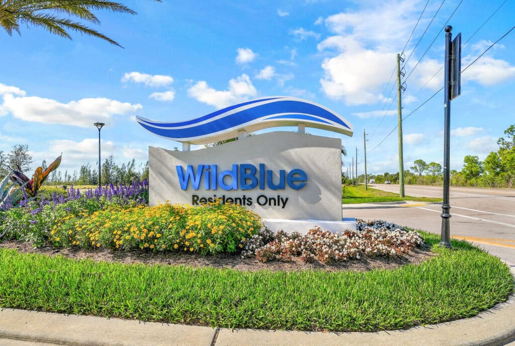 WildBlue Gated Community Entrance, Fort Myers, Florida
