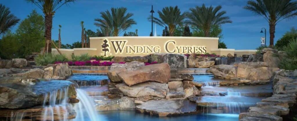 Winding Cypress Community Entrance, Naples, Florida